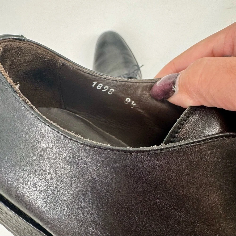TO BOOT NEW YORK Winston Adam Derrick Black Leather Oxfords